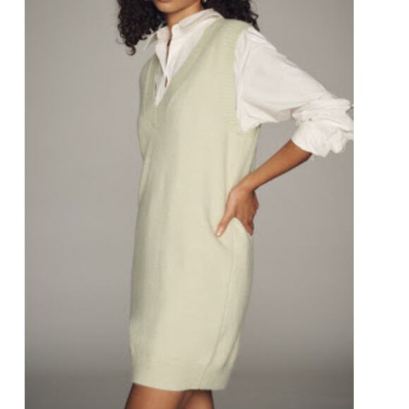 Sunday in Brooklyn (Anthropologie) Sweater Vest Mini Dress - Size S - Picture 2 of 7